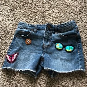 Girls jean shorts